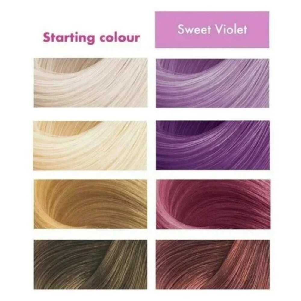 *3 FOR $9* Umberto Giannini Flowerology Temporary Hair Color Mask Sweet Violet - Picture 2 of 4